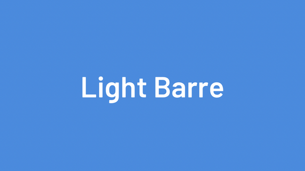 Light Barre Intro